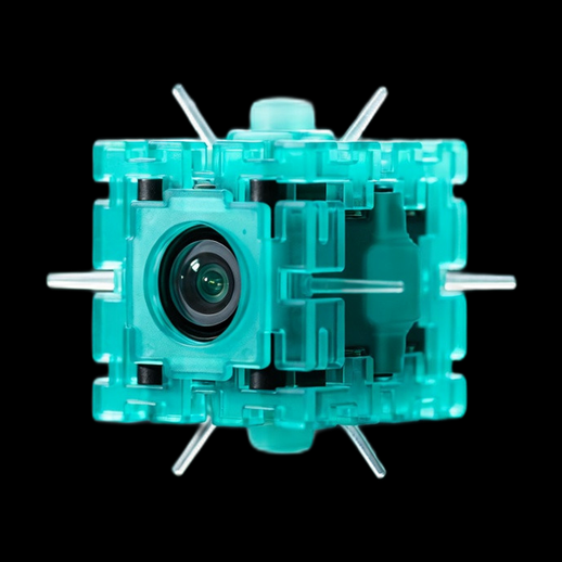 Caméra Cube Modulaire Turquoise