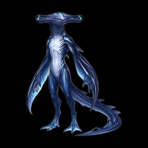 Creature marine alien 3D gratuit style fantastique