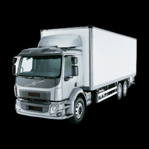 Camion de livraison 3D gratuit blanc realiste