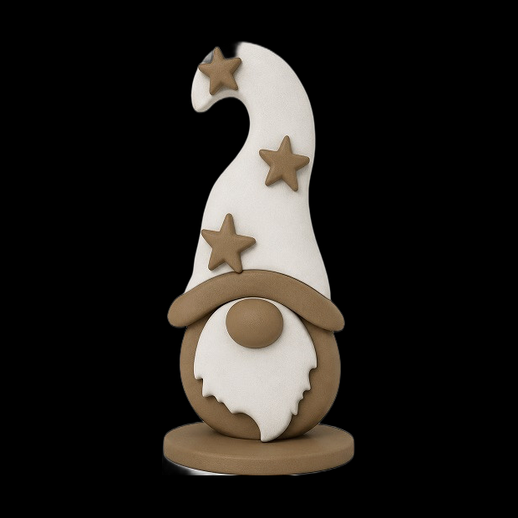 Figurine lutin decoratif 3D gratuit style scandinave