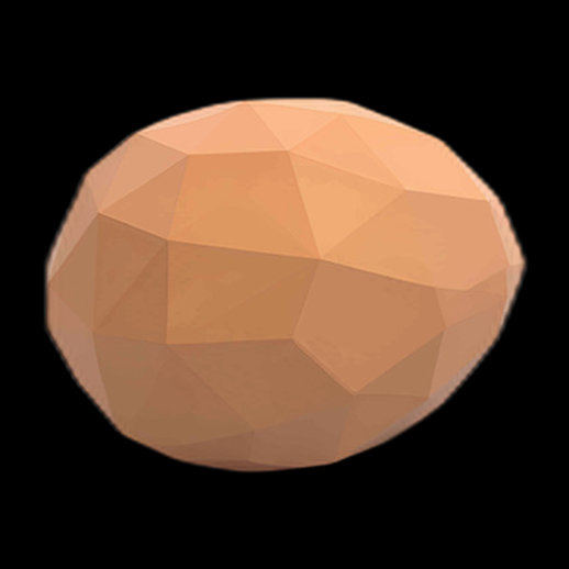 Oeuf 3D Basse Définition