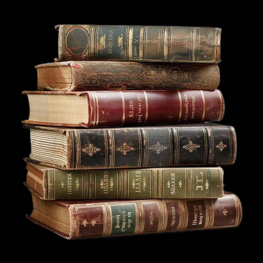 Pile de livres anciens 3D gratuit vintage