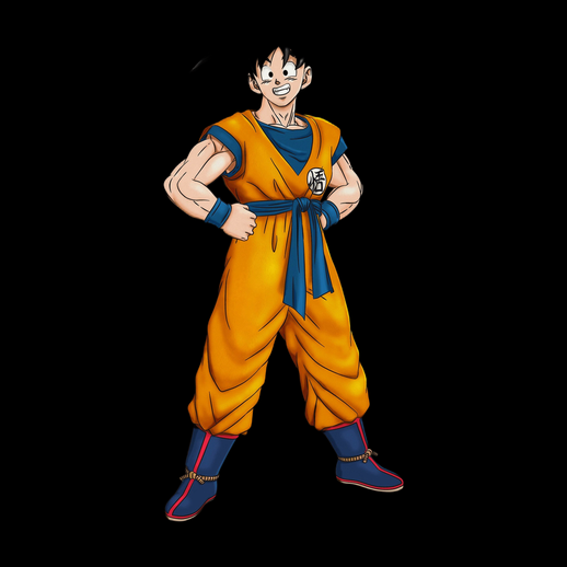 Personnage anime combattant 3D gratuit style manga