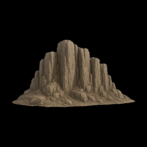Formation rocheuse canyon 3D gratuit réaliste