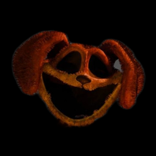 Masque chien souriant 3D gratuit cartoon