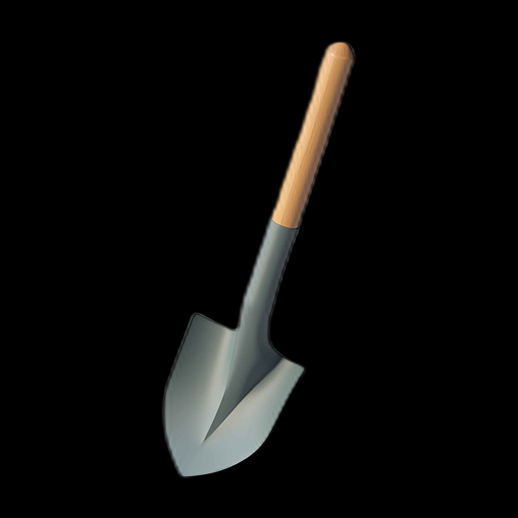 Asset 3D d'une pelle