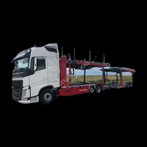 Camion porte voitures 3D gratuit detaille - modele 3D gratuit