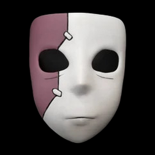 Masque theatre stylise 3D gratuit couture