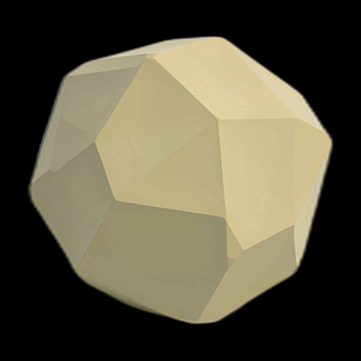Asset 3D : Icosaèdre géométrique