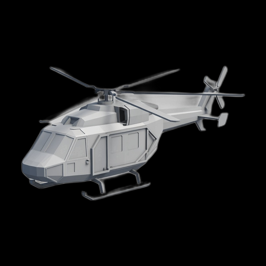 Helicoptere 3D gratuit modele realiste detaille
