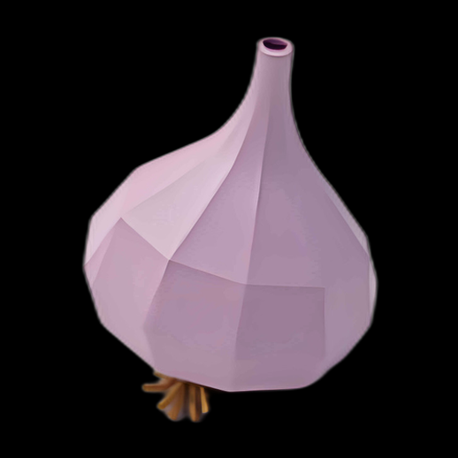 Ail stylisé en 3D - modele 3D gratuit