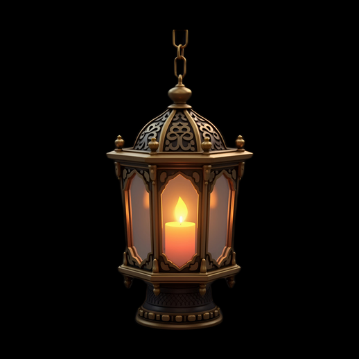 Lanterne orientale avec bougie