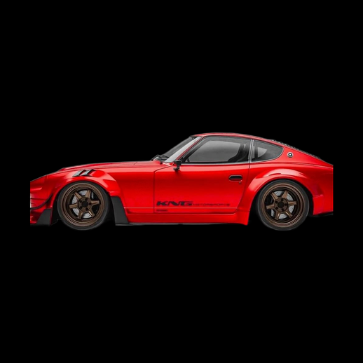 Voiture sportive japonaise 3D gratuit style retro