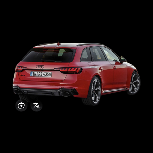 Voiture sport break 3D gratuit Audi rouge