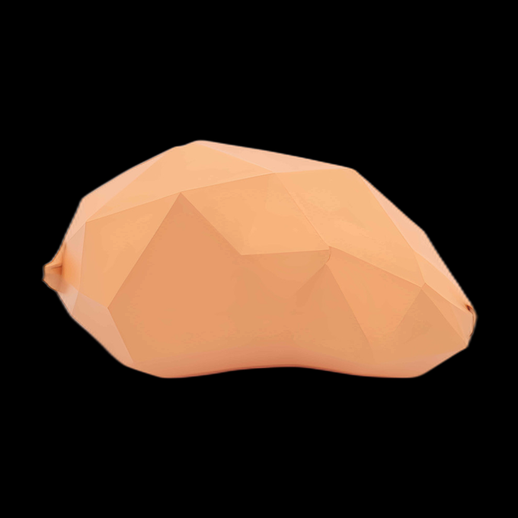 Citron Low-Poly 3D - modele 3D gratuit