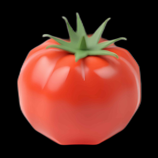 Modèle 3D réaliste de tomate