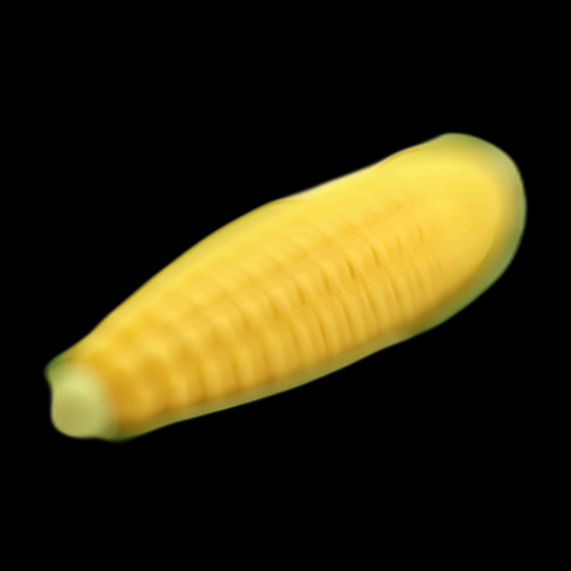 Asset 3D de concombre jaune