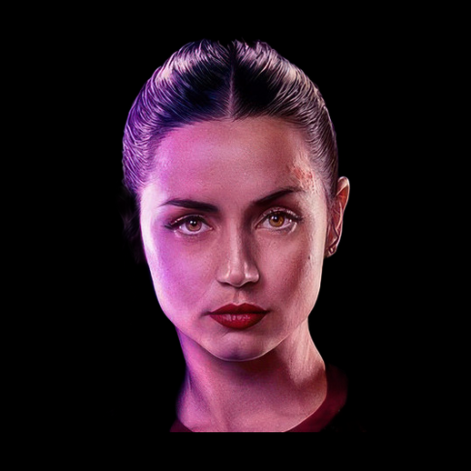 Portrait femme realiste 3D gratuit visage detaille