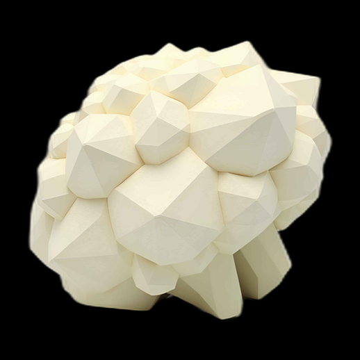Chou-fleur 3D Low Poly