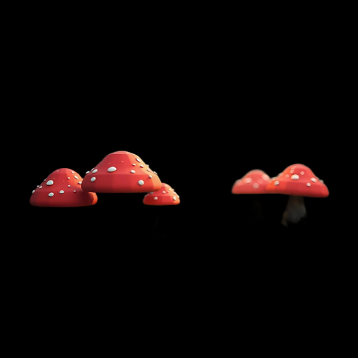 Asset 3D : Amanite tue-mouche