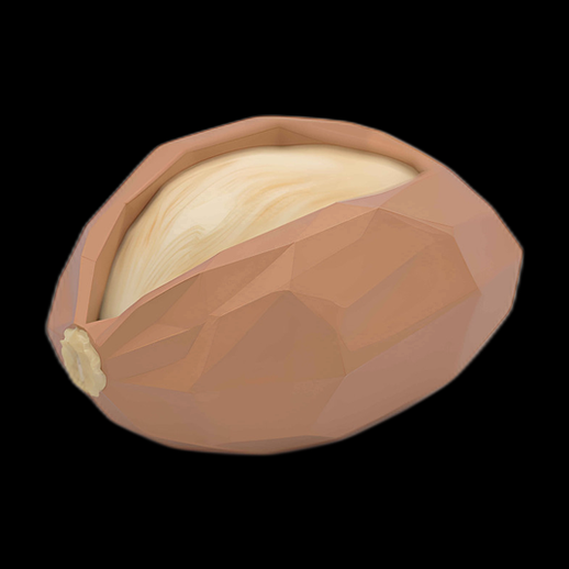 Amande 3D Low Poly