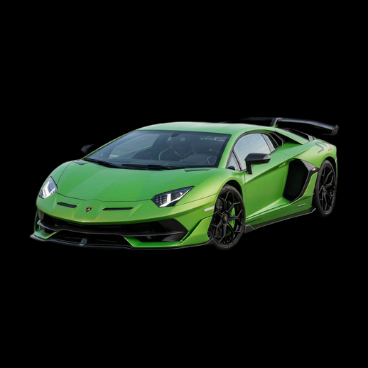 Voiture sportive 3D gratuit supercar verte realiste