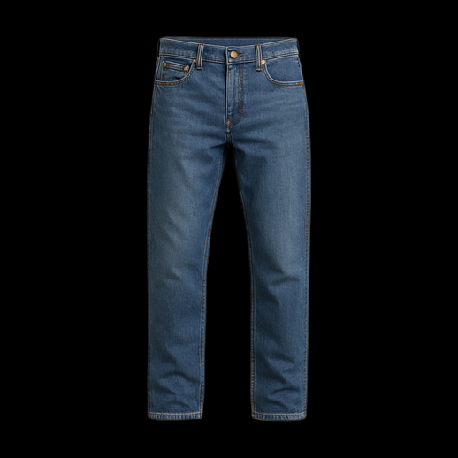 Jean bleu classique en 3D - modele 3D gratuit