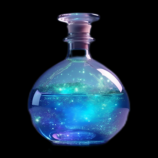 Potion magique scintillante