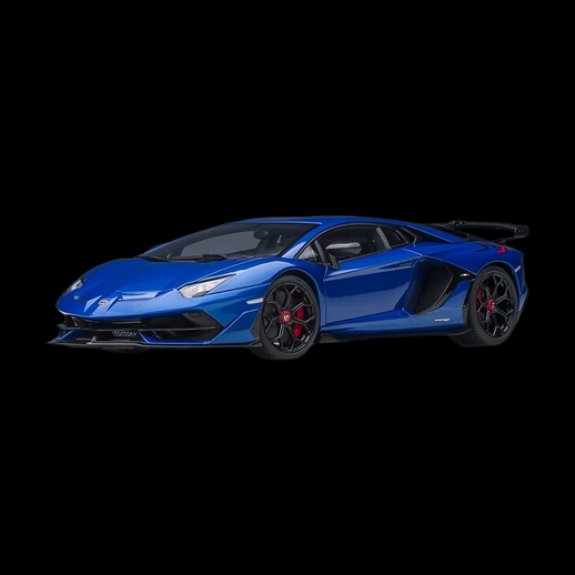 Lamborghini Aventador SVJ bleue