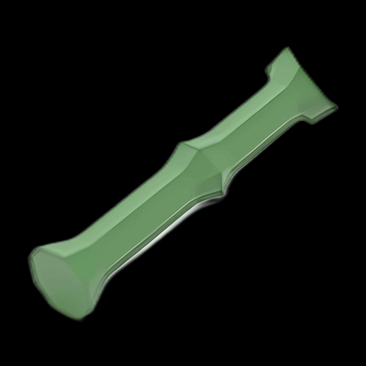 Poinçon de maçonnerie vert 3D - modele 3D gratuit