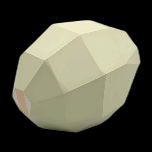 Asset 3D d'une pomme de terre