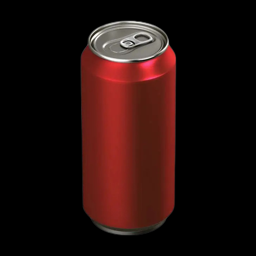 Canette soda rouge 3D gratuit realiste