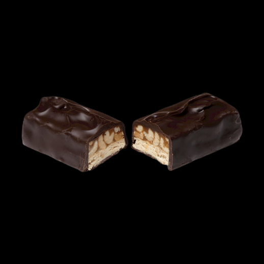 Barre chocolat cacahuete 3D gratuit realiste