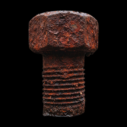 Boulon rouille metal industriel 3D gratuit realiste