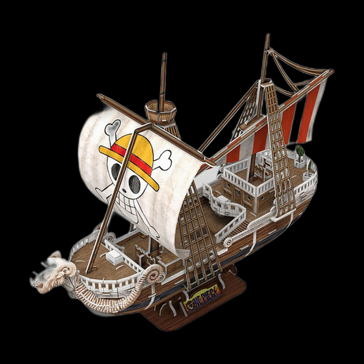 Bateau pirate anime 3D gratuit stylise
