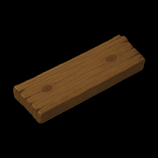 Planche en bois realiste 3D gratuit