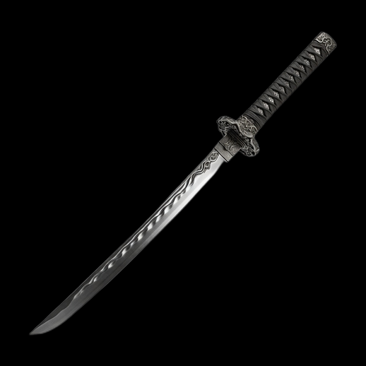 Katana japonais 3D gratuit lame detaillee