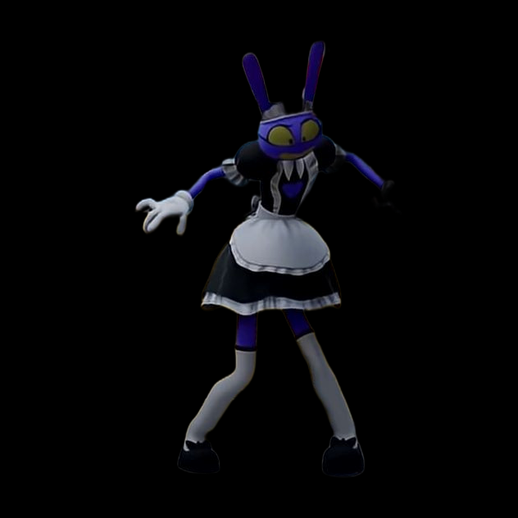 Personnage lapin maid 3D gratuit cartoon