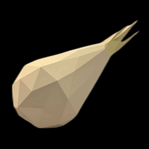 Navet Low Poly 3D