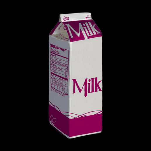 Brique de lait 3D gratuit realiste
