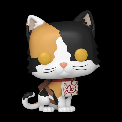 Chat stylise kawaii 3D gratuit tricolore - modele 3D gratuit