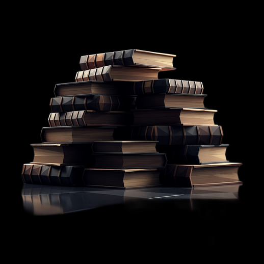 Pile de livres anciens 3D gratuit