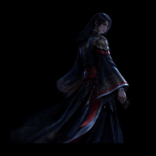 Personnage fantasy asiatique 3D gratuit en robe - modele 3D gratuit