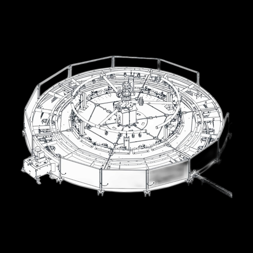 Table rotative industrielle 3D gratuit machine circulaire