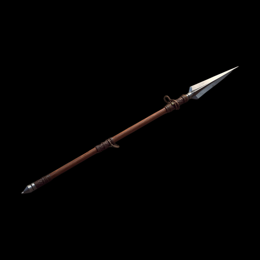 Lance 3D antique détaillée