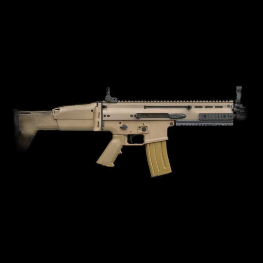 Fusil d'assaut SCAR de couleur sable