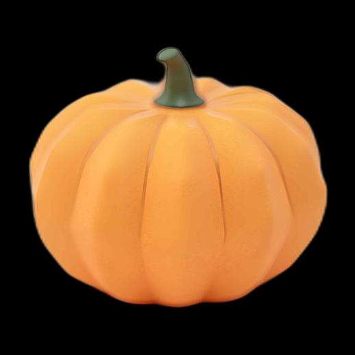 Citrouille 3D réaliste pour l'automne