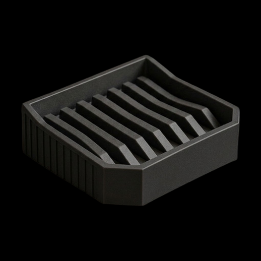 Porte-savon 3D gratuit design moderne strie
