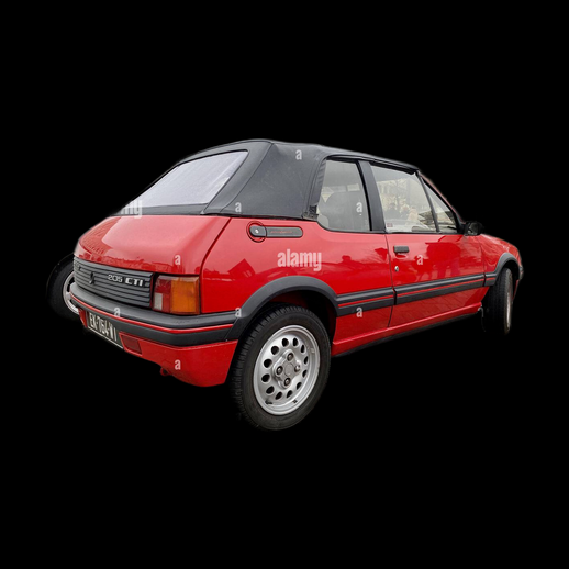Peugeot 205 CTI Cabriolet Rouge