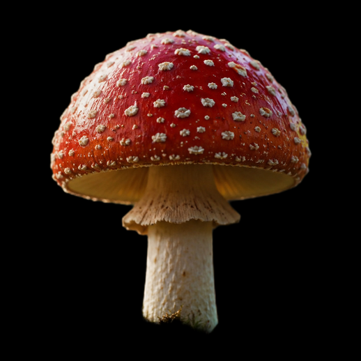 Champignon amanite 3D gratuit realiste rouge - modele 3D gratuit